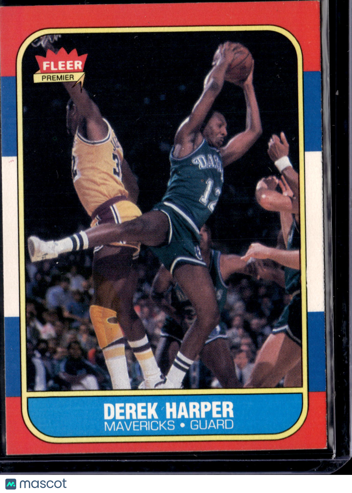 1986 Fleer Premier Derek Harper #44