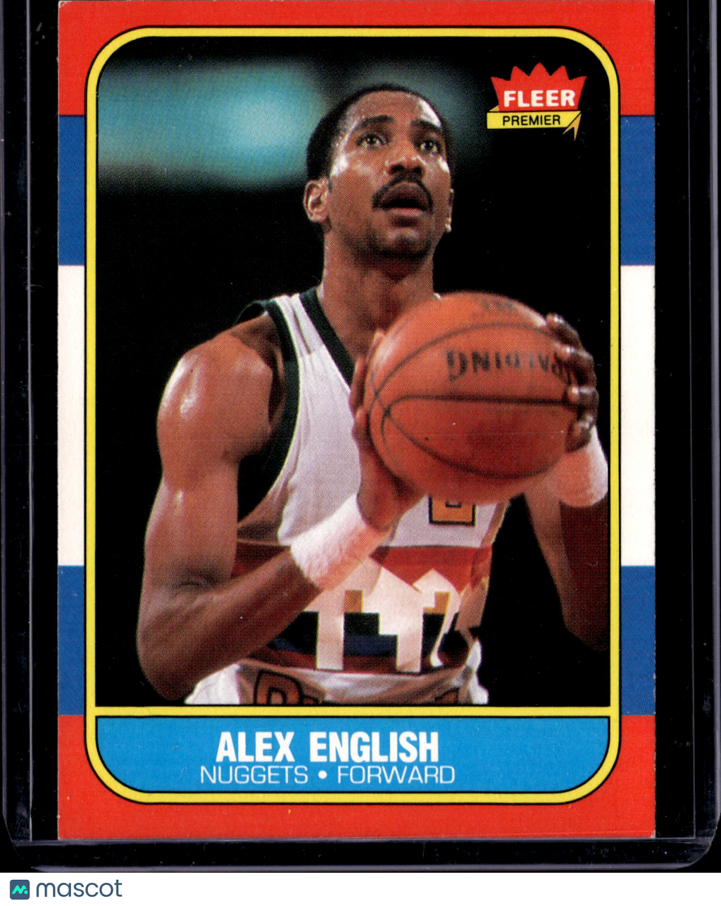 1986 Fleer Alex English #30