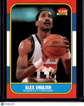 1986 Fleer Alex English #30