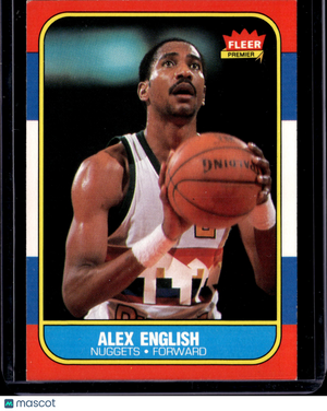 1986 Fleer Alex English #30