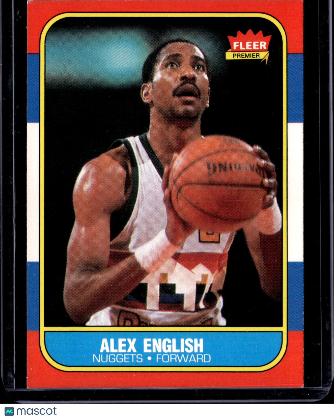1986 Fleer Alex English #30