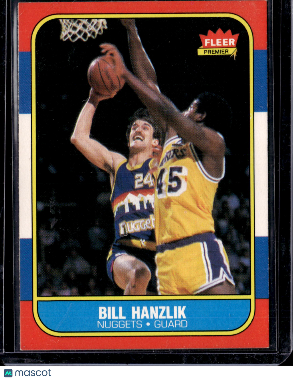 1986 Fleer Bill Hanzlik #43