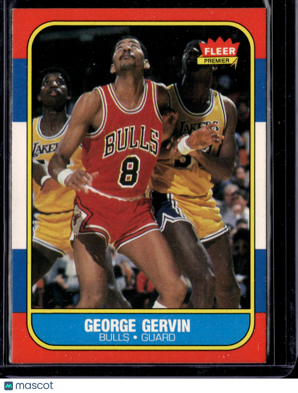 1986 Fleer Premier George Gervin #36
