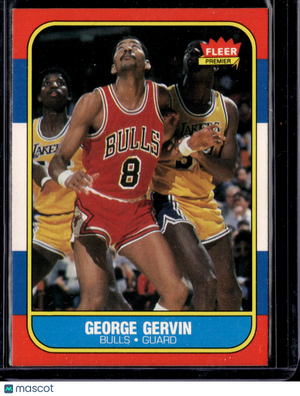 1986 Fleer Premier George Gervin #36
