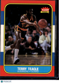1986 Fleer Premier Terry Teagle #107
