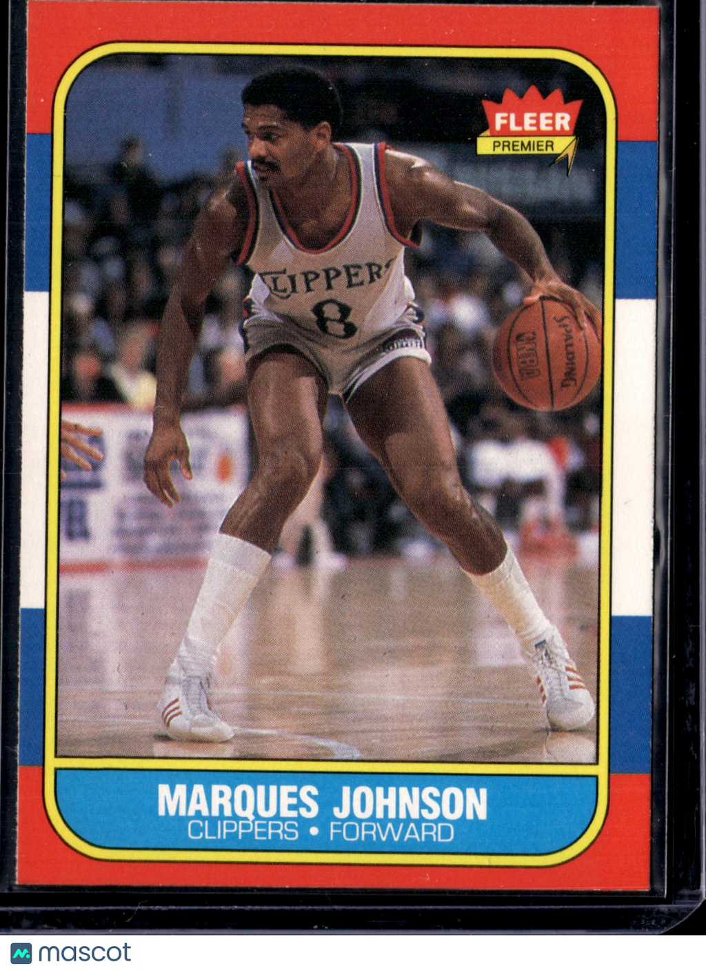 1986 Fleer Premier Marques Johnson #54