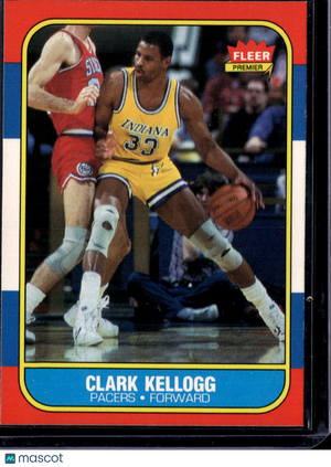 1986 Fleer Premier Clark Kellogg #58