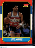 1986 Fleer Premier Jeff Malone #67