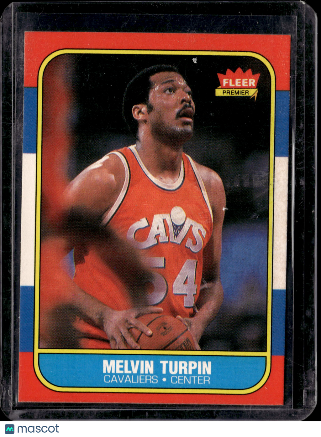1986 Fleer Premier Melvin Turpin #116