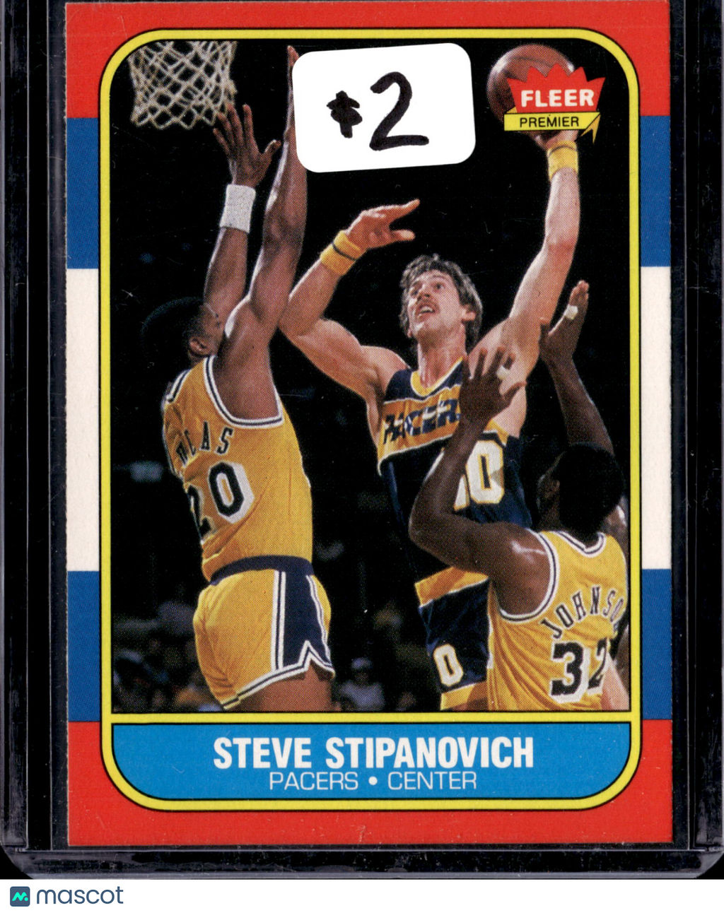 1985 Fleer Premier Steve Stipanovich #106