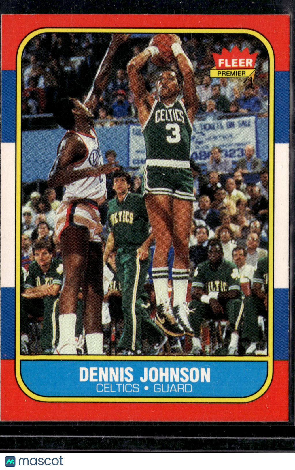 1986 Fleer Premier Dennis Johnson #50