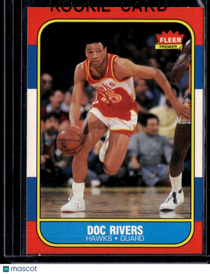 1986 Fleer Doc Rivers #91