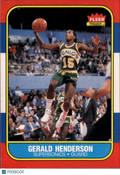 1986 Fleer Premier Gerald Henderson #45