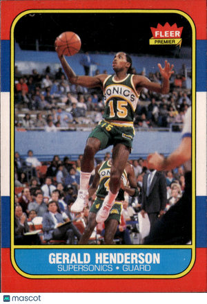 1986 Fleer Premier Gerald Henderson #45