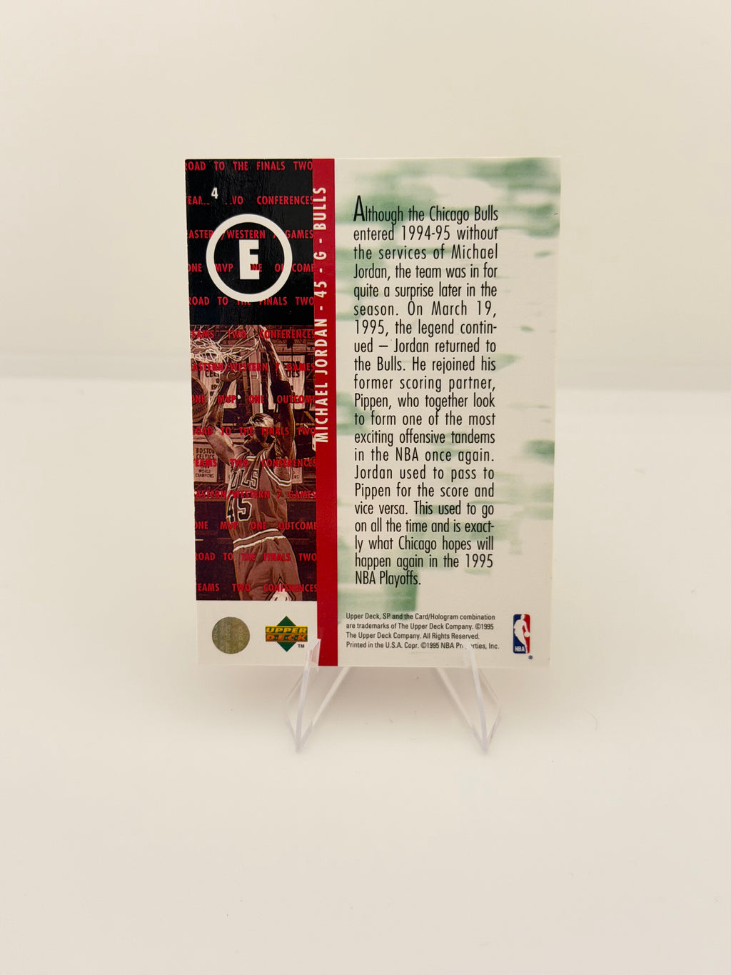 1994 Upper Deck SP Championship Series Michael Jordan #E4