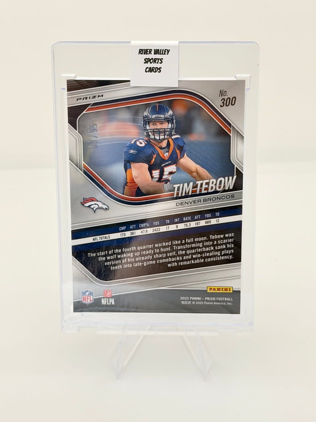 2025 Panini Prizm Tim Tebow #300 Pink /60