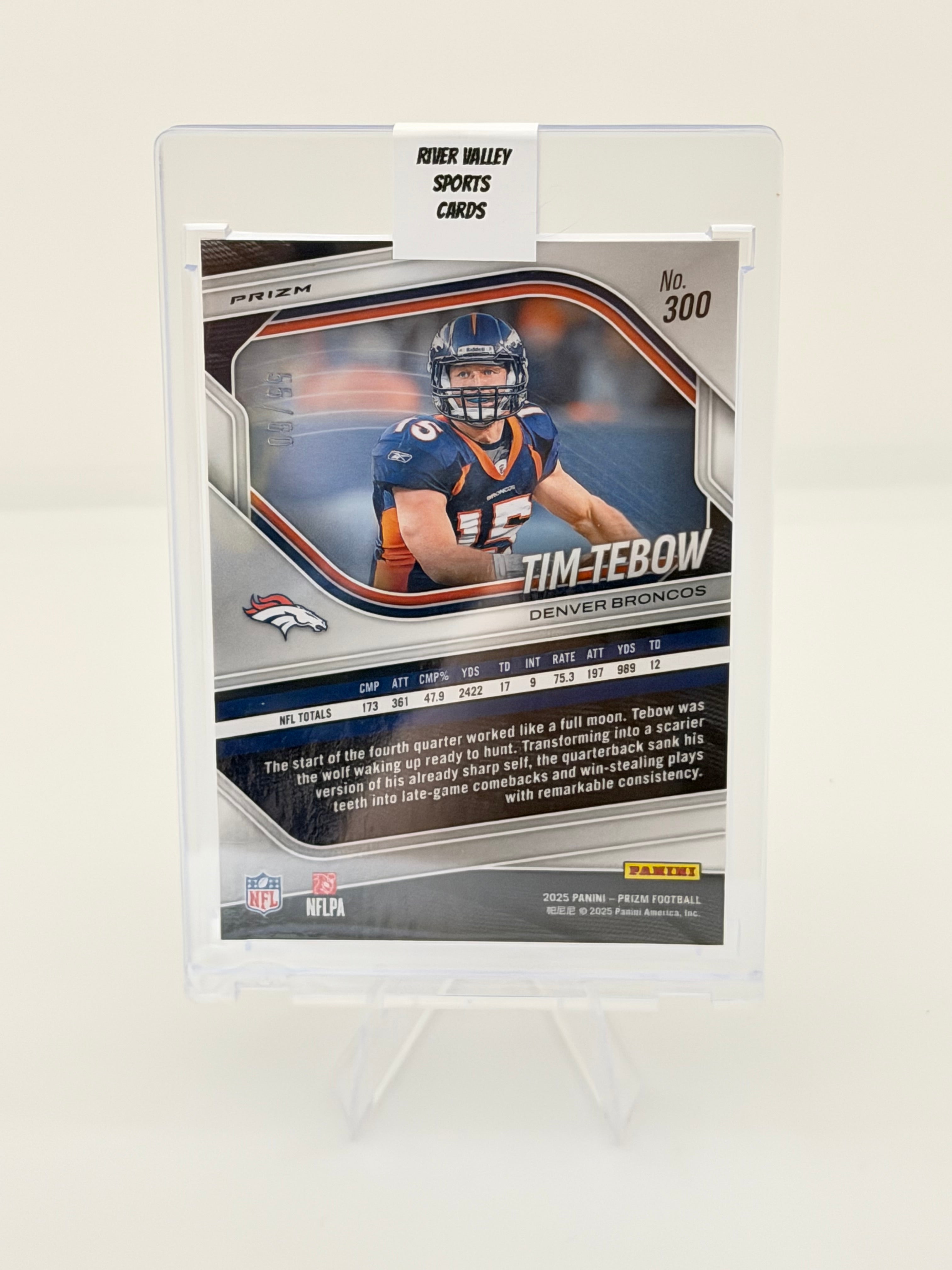 2025 Panini Prizm Tim Tebow #300 Pink /60