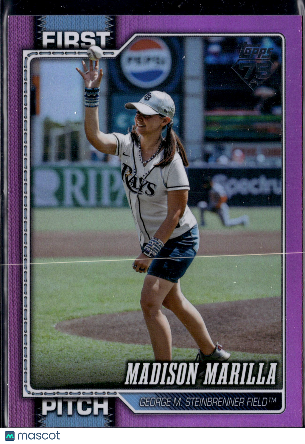 2026 Topps Series 2 First Pitch Madison Marilla #FP-14 Purple