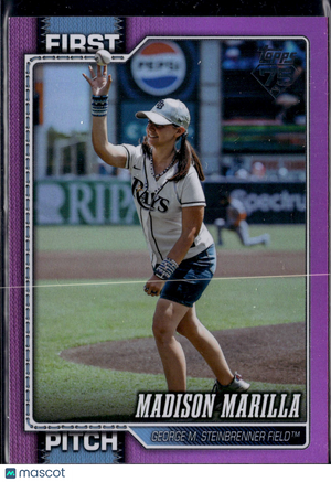 2026 Topps Series 2 First Pitch Madison Marilla #FP-14 Purple