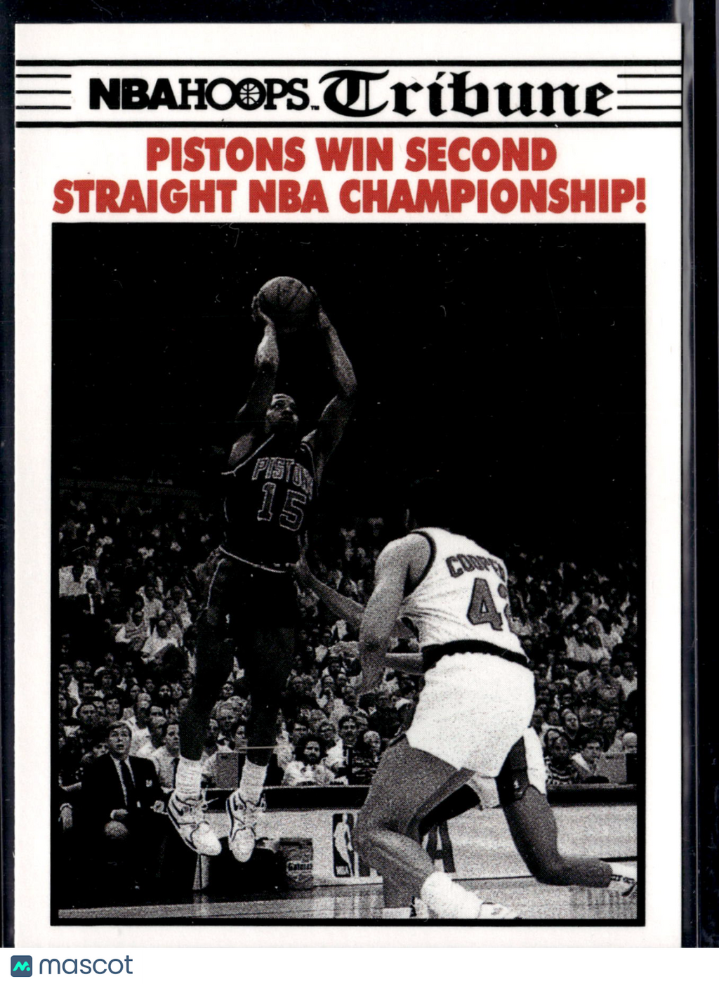 1990 NBA Hoops Tribune Michael Cooper Vinnie Johnson #341