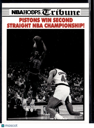 1990 NBA Hoops Tribune Michael Cooper Vinnie Johnson #341