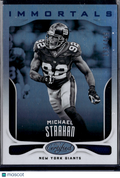 2017 Panini Certified Immortals Michael Strahan #116 Blue /499