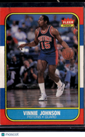 1986 Fleer Vinnie Johnson #56