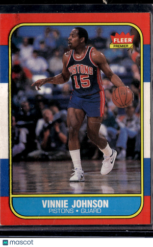 1986 Fleer Vinnie Johnson #56