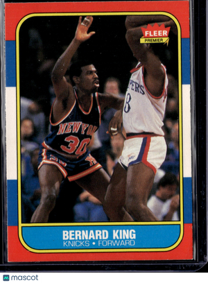 1986 Fleer Premier Bernard King #60