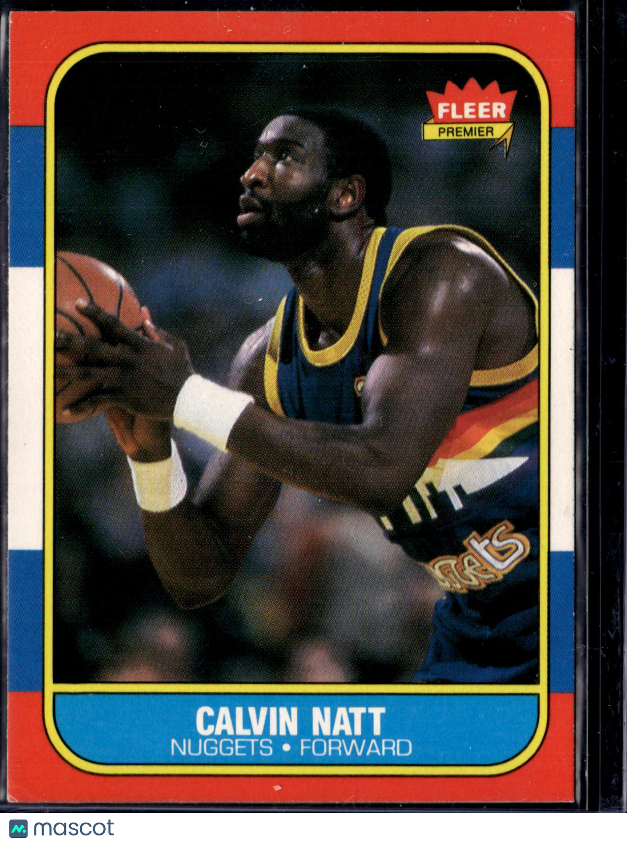 1986 Fleer Premier Calvin Natt #79