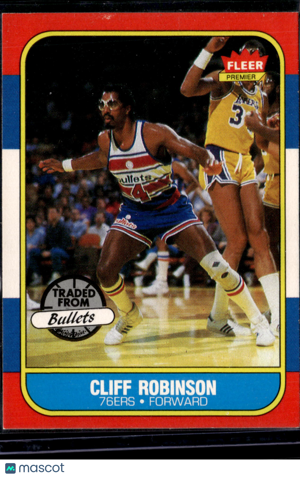 1986 Fleer Cliff Robinson #93