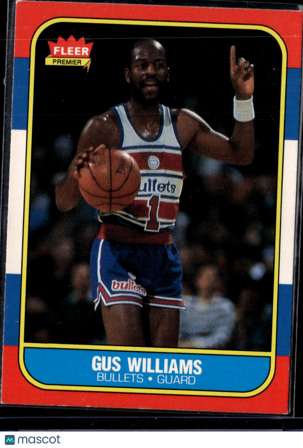 1986 Fleer Gus Williams #124