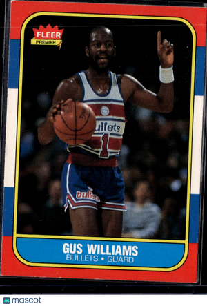 1986 Fleer Gus Williams #124