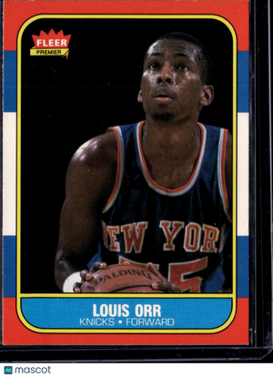 1986 Fleer Louis Orr #83