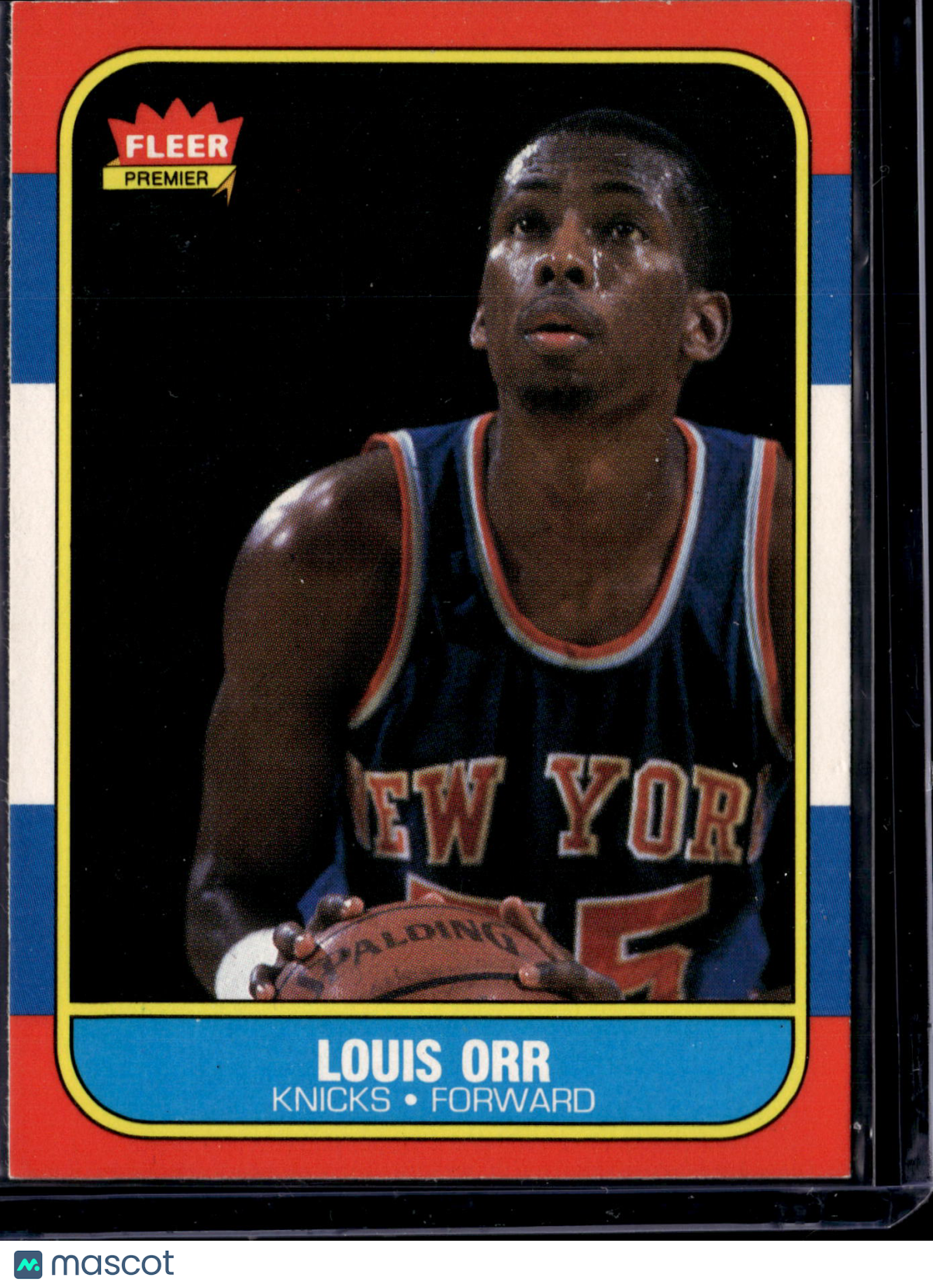1986 Fleer Louis Orr #83