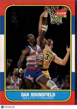 1986 Fleer Dan Roundfield #95
