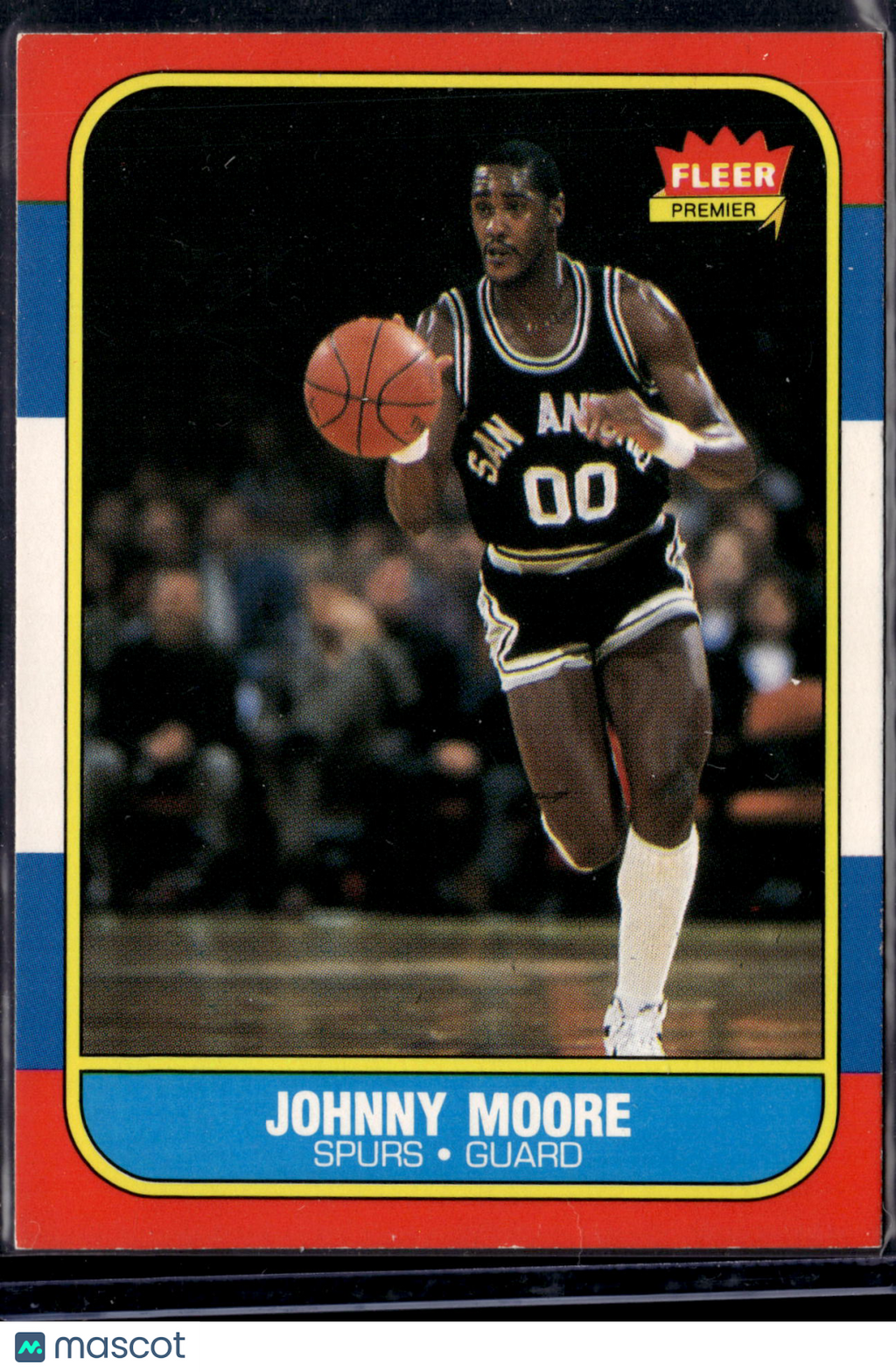 1986 Fleer Premier Johnny Moore #76