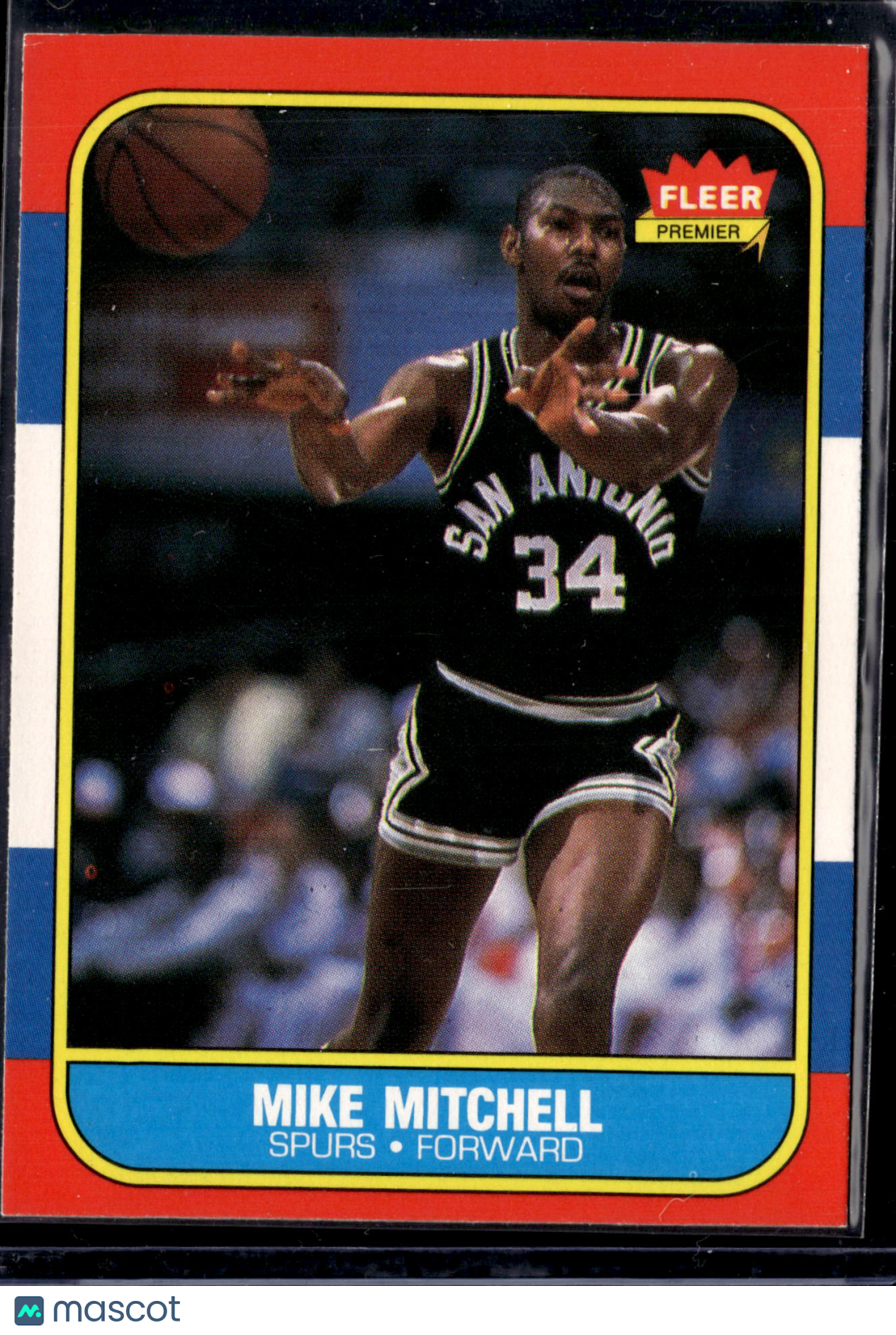 1986 Fleer Mike Mitchell #74