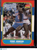 1986 Fleer Eddie Johnson #51