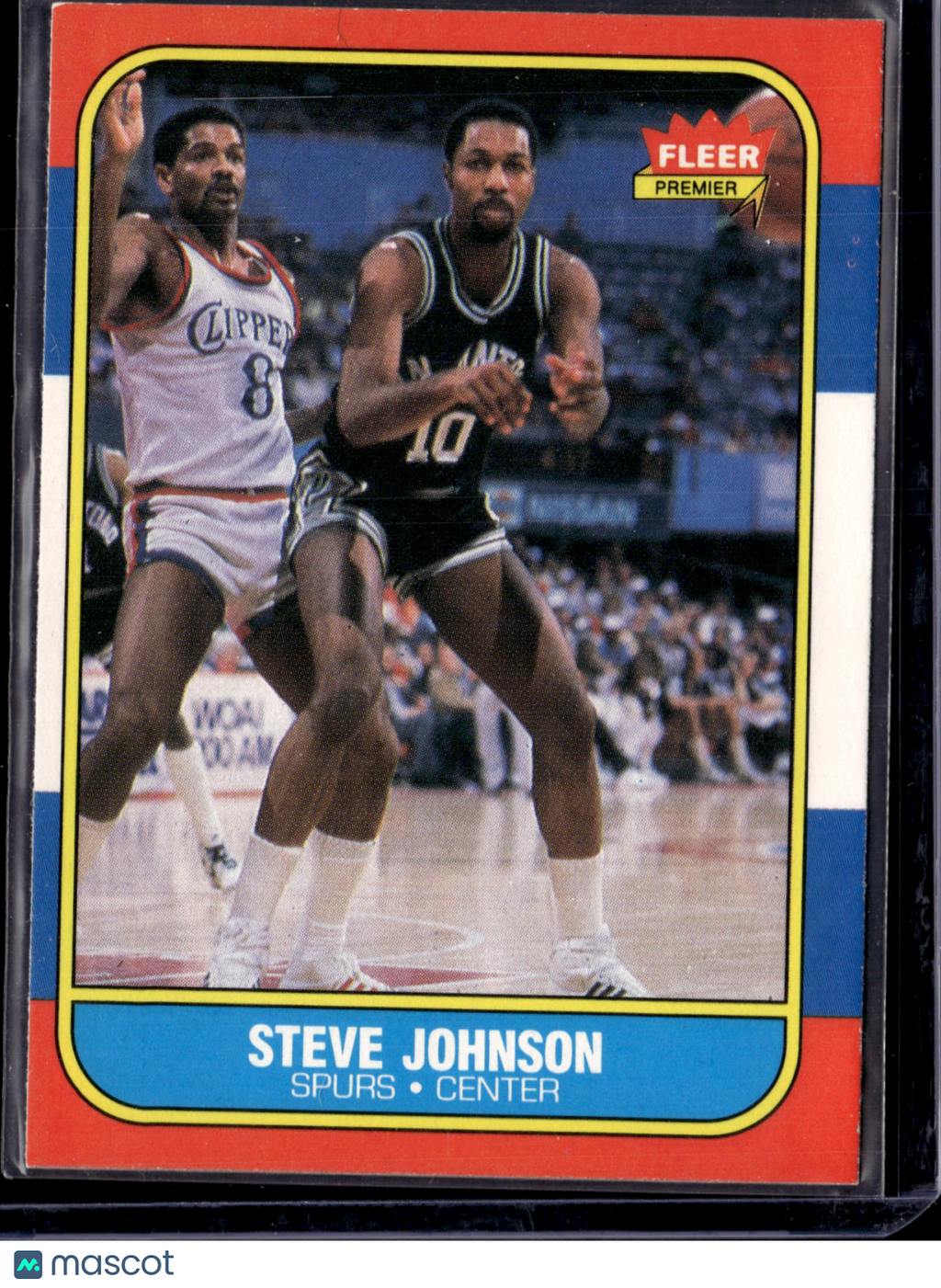 1985 Fleer Premier Steve Johnson #55