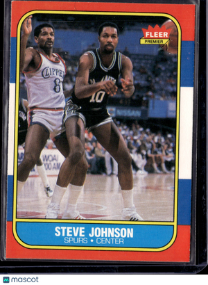 1985 Fleer Premier Steve Johnson #55