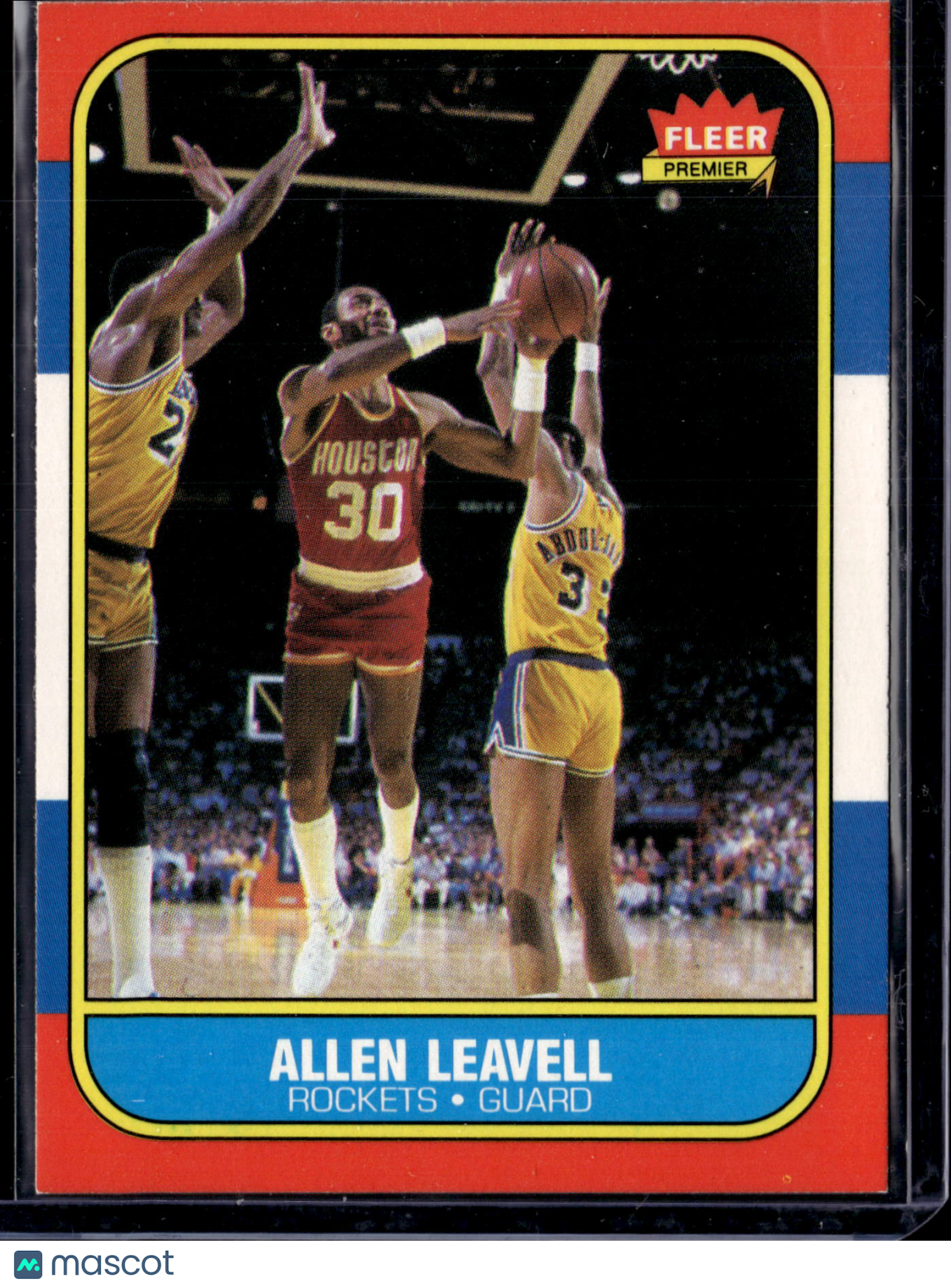 1986 Fleer Premier Allen Leavell #62