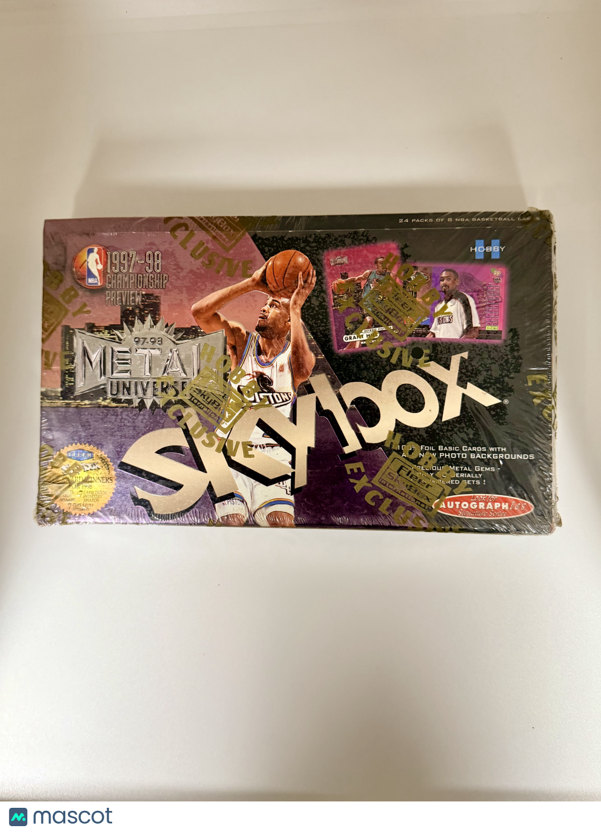 1997-98 SkyBox Metal Universe Championship Preview Sealed Hobby Box