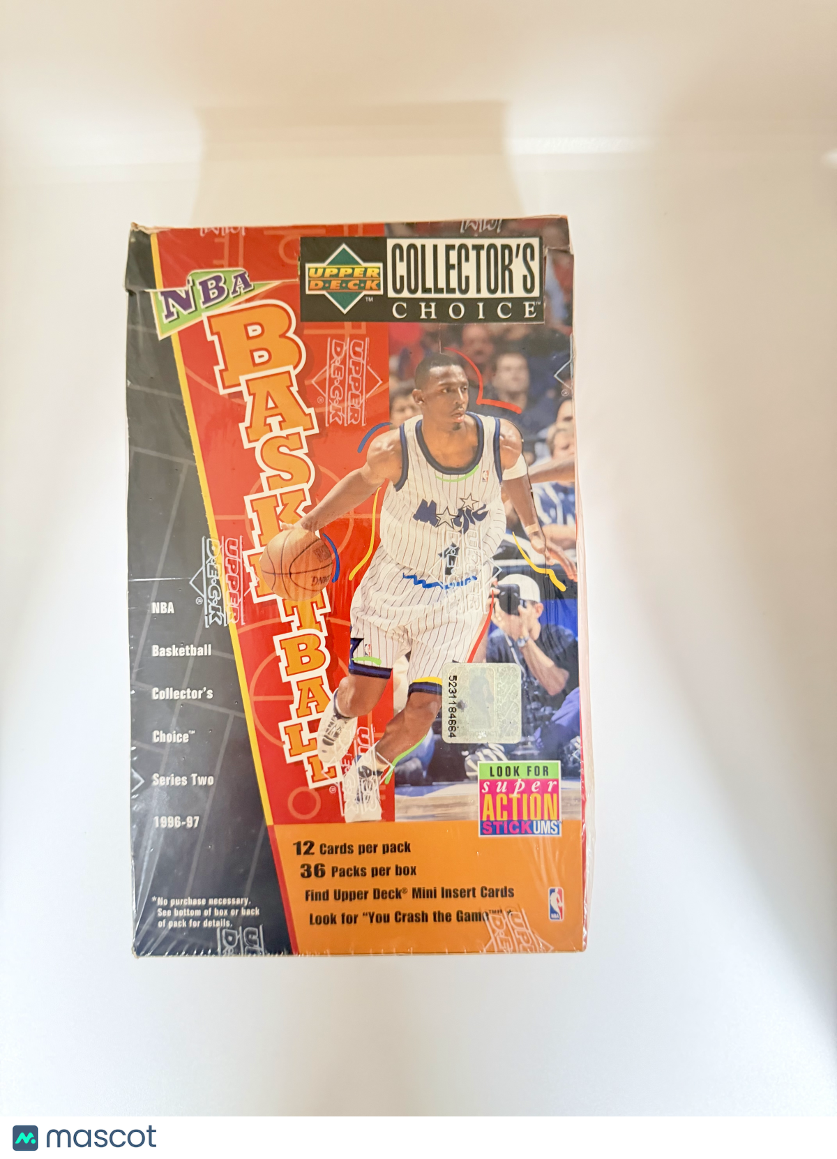 1996-97 Upper Deck Collector's Choice NBA Series Two Sealed Box 36 Packs Kobe RC