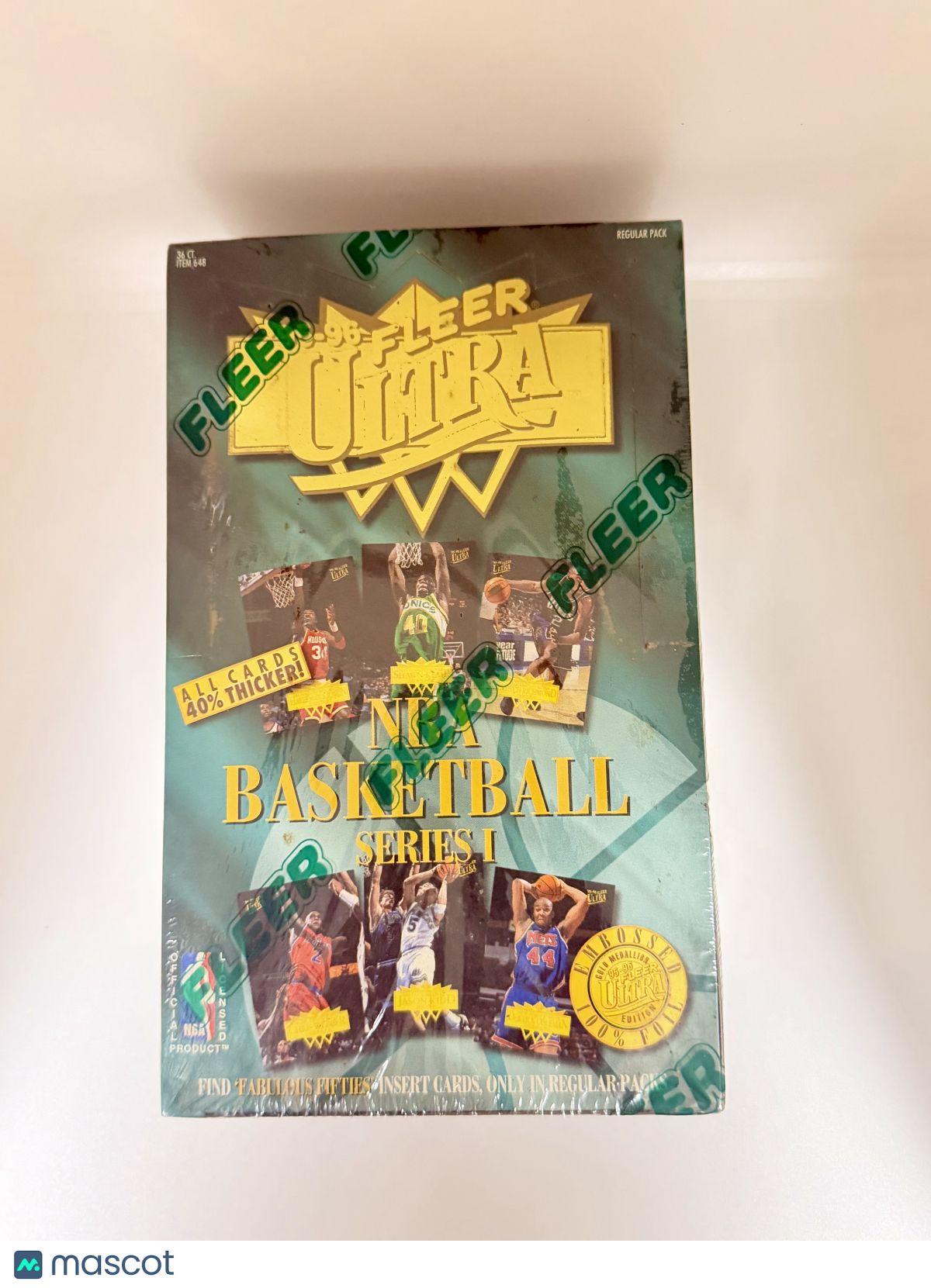 1995-96 Fleer Ultra Basketball Series 1 Factory Sealed Hobby box 36 packs