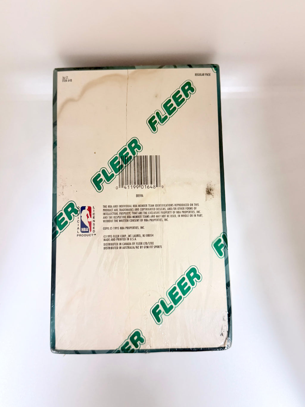 1995-96 Fleer Ultra Basketball Series 1 Factory Sealed Hobby box 36 packs