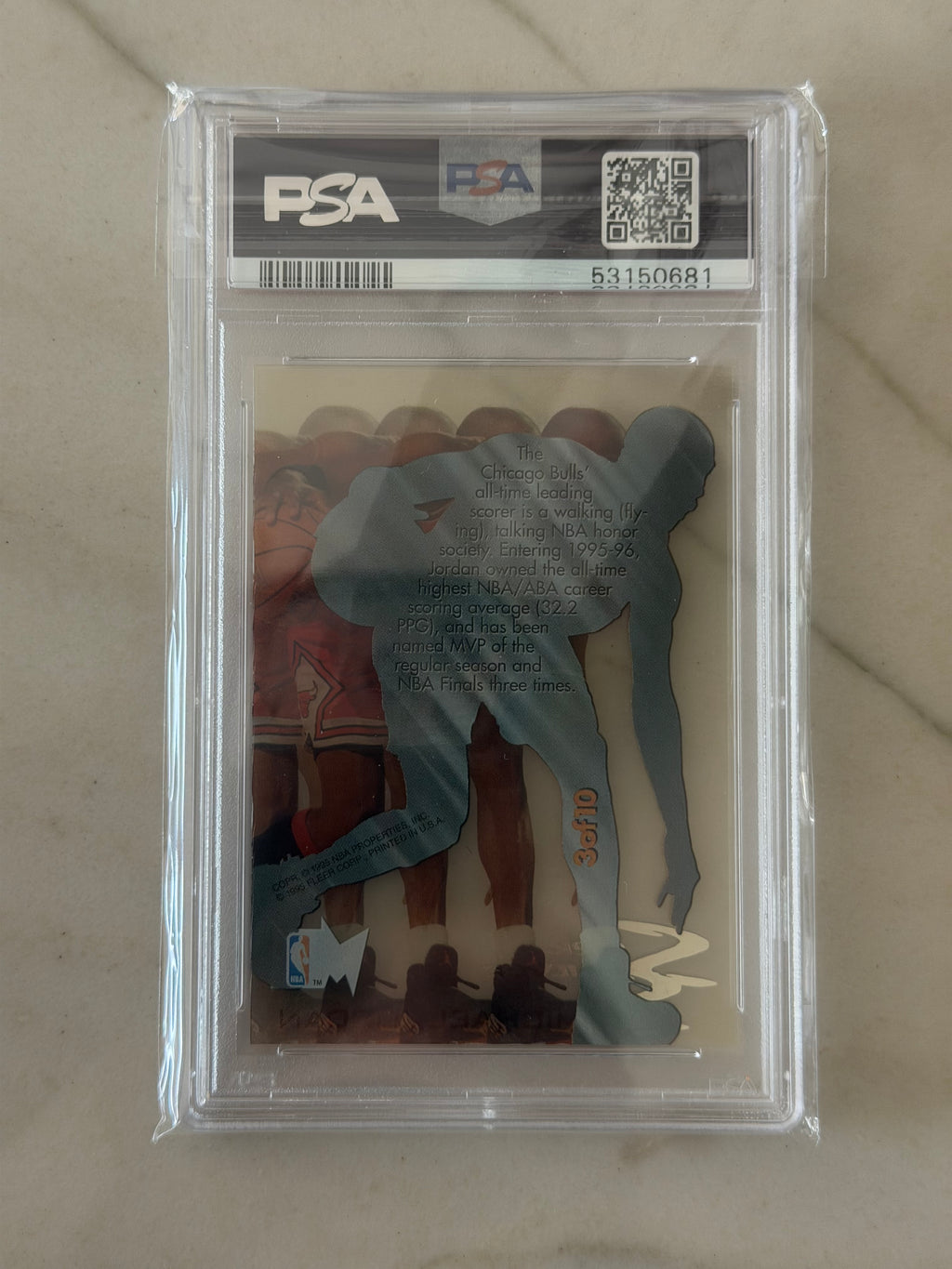 1995 Metal Slick Silver Michael Jordan #3