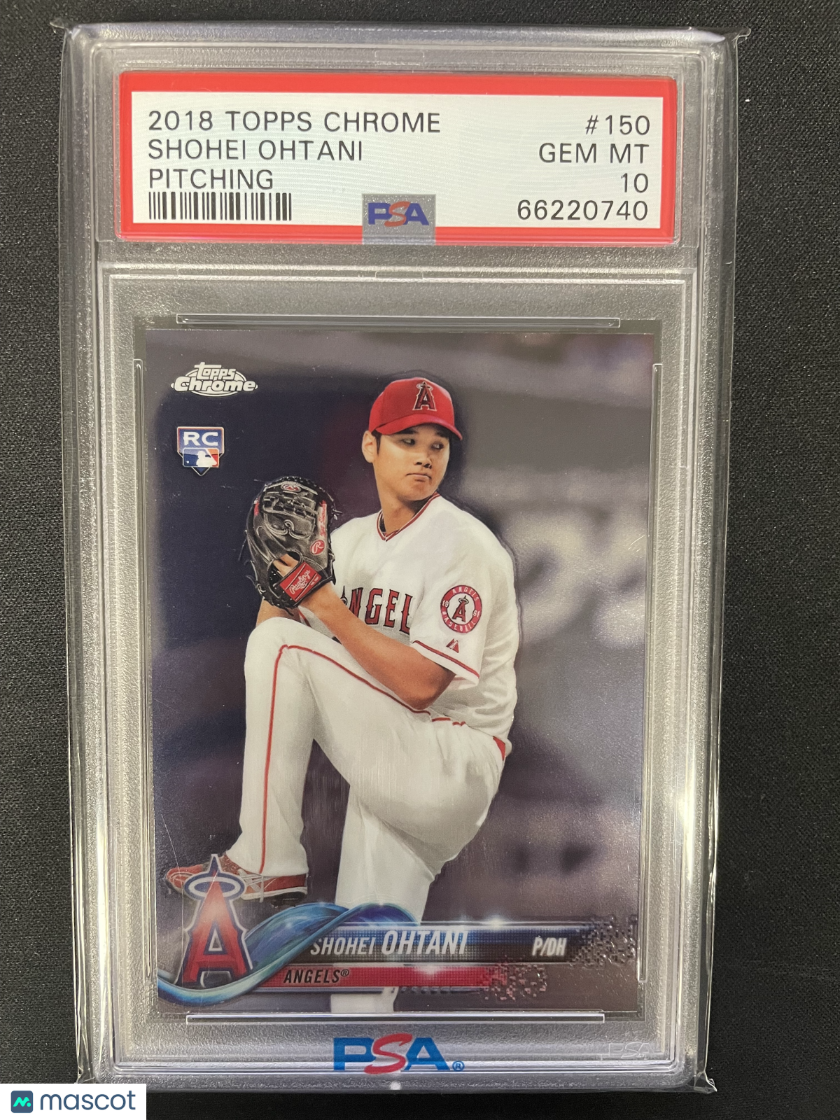 2018 Topps Chrome Shohei Ohtani #150 PSA 10