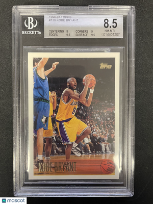 1996 Topps Kobe Bryant #138 Rookie