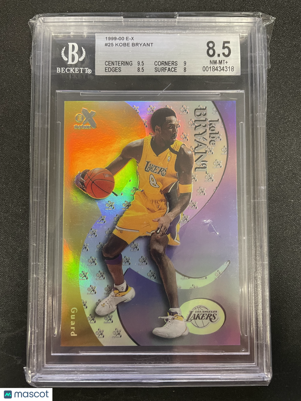 1999 E-X Kobe Bryant #25